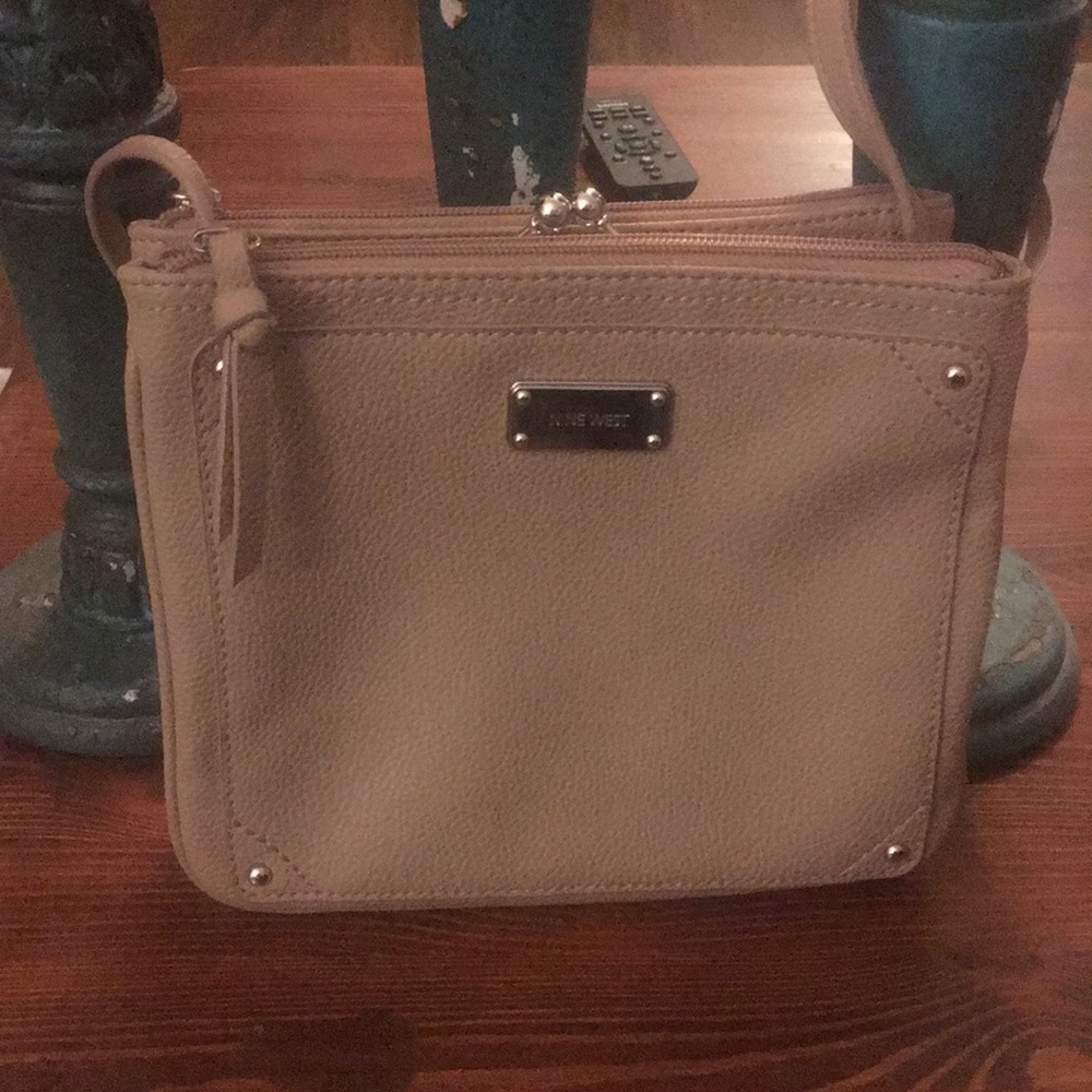 Nine West tan crossbody bag